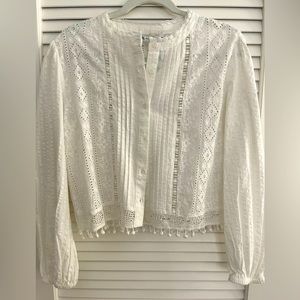 BNWT Zara Emmy Blouse. Very on trend!